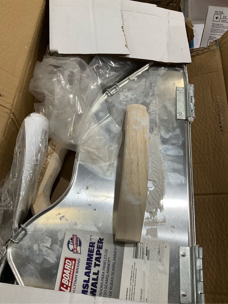 Condition photo showing As Is for wal-board tools seamslammer drywall taper 23.5-in drywall tape reel