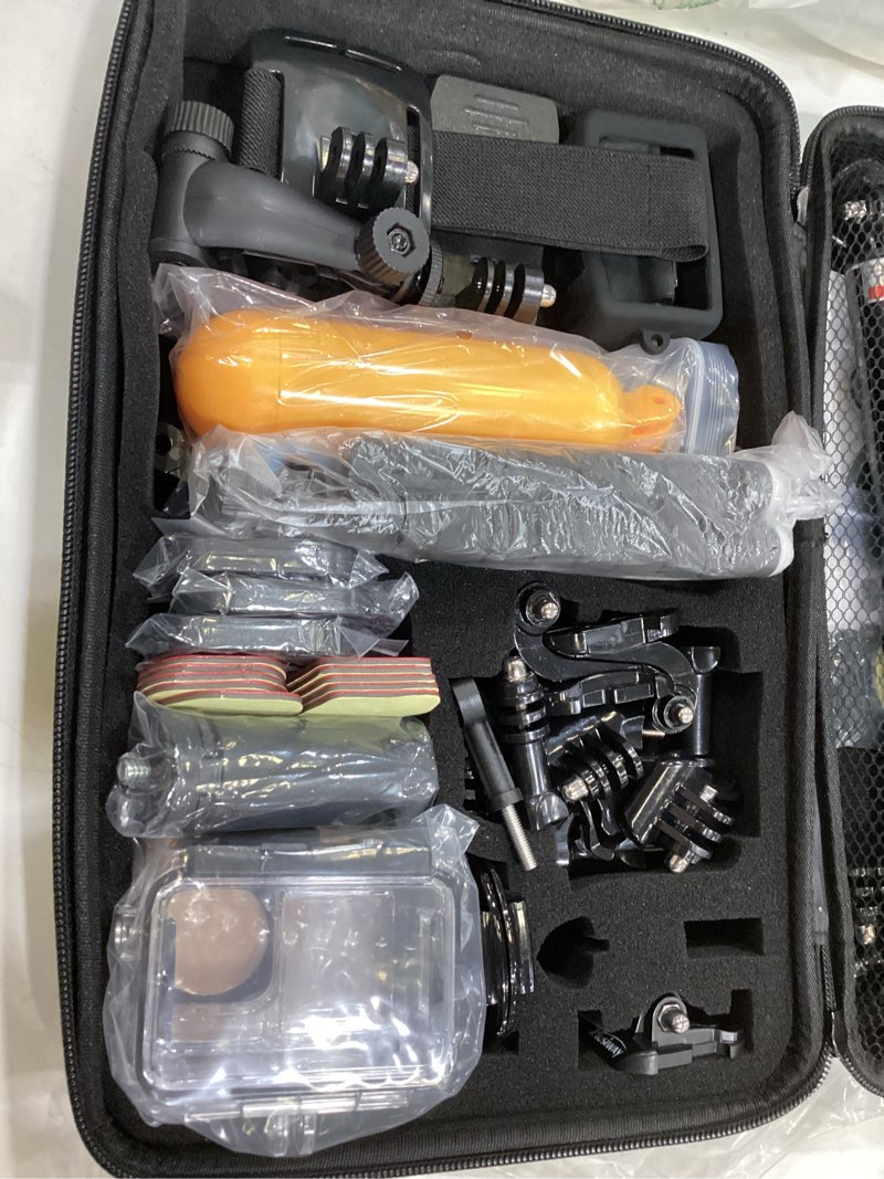 Condition photo showing New/Like New for accessories bundle for dji osmo action 5 pro/action 4/3 waterproof case diving housing silicone case glass screen protector film whole kit 60e (kit1 for dji osmo action 5 pro/4/3)