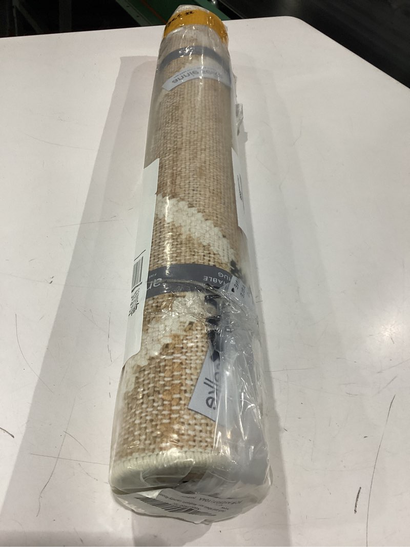 Condition photo showing New/Like New for dash and albert kali, natural, 2' x 3', diamond, soft and cozy, high traffic, lightweight, anti-slip, durable, machine washable area rug for bedroom, living room, dining, den, foyer, entryway 2' x 3' (rectangular)