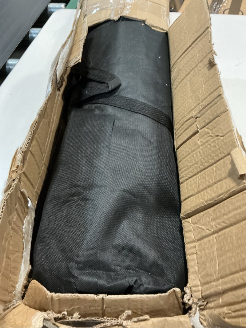 Condition photo showing Good Condition for Photo Backdrop Stand - Heavy Duty Banner Holder Adjustable Photography Poster Stand - Height Up to 8x8 ft for Trade Show, Photo Booth, Parties, Wedding, Birthday, Photoshoot Background