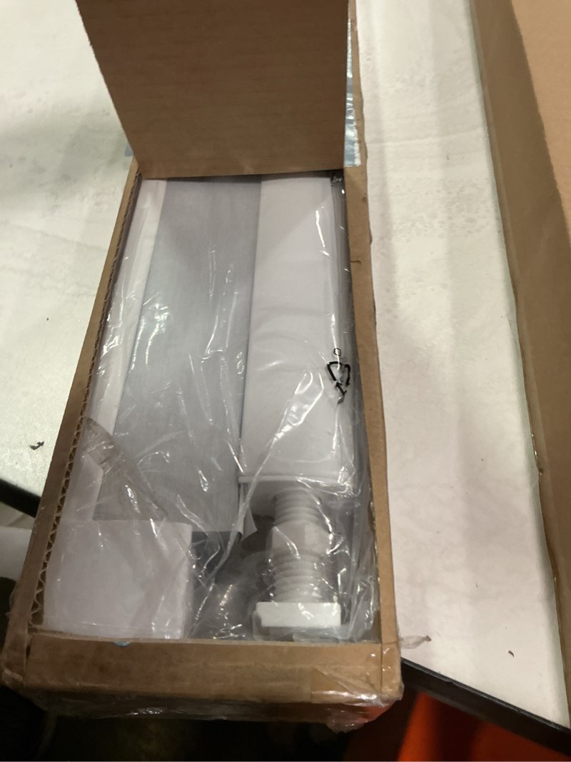 Condition photo showing Good Condition for LazBlinds No Tools No Drill Cordless Cellular Shades, Blackout Light Blocking Honeycomb Shades for Home, Thermal Insulation Blinds for Windows, 19\" W x 36\" H, White Blackout-white 19\" W x 36\" H