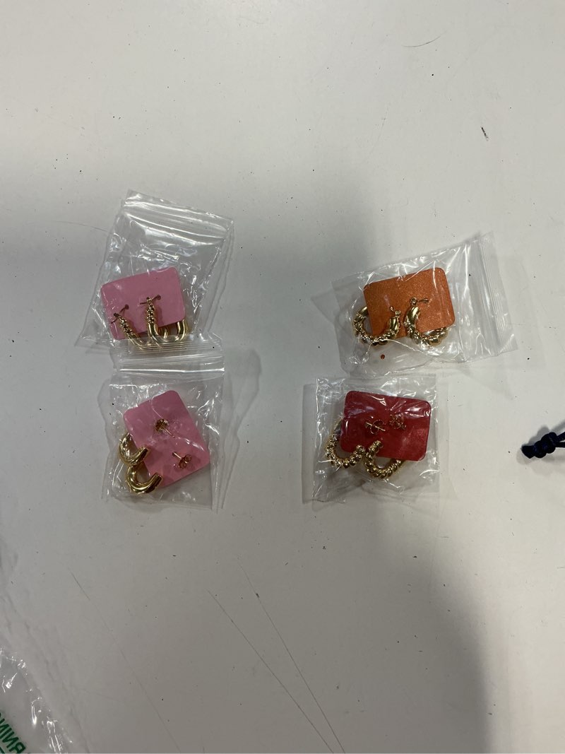 Condition photo showing New/Like New for ANBP ZIGUI Fashion 4 pcs gold hoop earrings sets