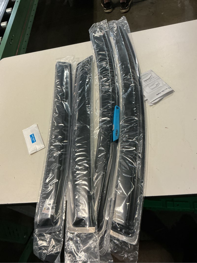 Condition photo showing Good Condition for 4pcs side window wind deflectors for ford fiesta 2009-2019 94547 94547''size''