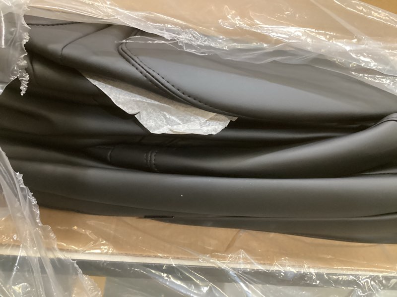 Condition photo showing As Is for for jeep wrangler seat covers 4door jl 2018 2019 2020 2021 2022 2023 2024 2025 2026, custom fit car seat cover full set, luxury waterproof leather seat protectors, black, w/o rear cup holder black jl 18-26 4door without rear cup holder