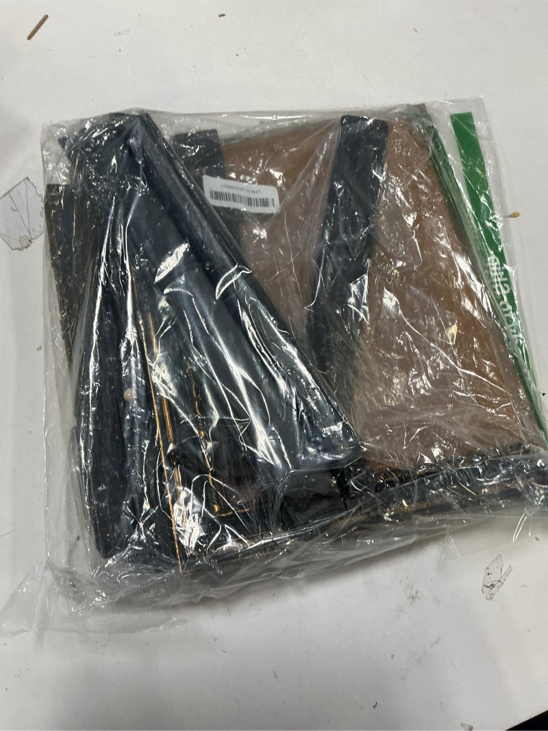 Condition photo showing As Is for 11x14 Shadow Box Frame Display Case for Vintage Collectibles, Antique Picture Frame Display Case Box for Memorabilia, Pet Items, Travel Souvenirs, Wedding Memories, Cork, Tickets (Black Gold) Black Gold 11x14"