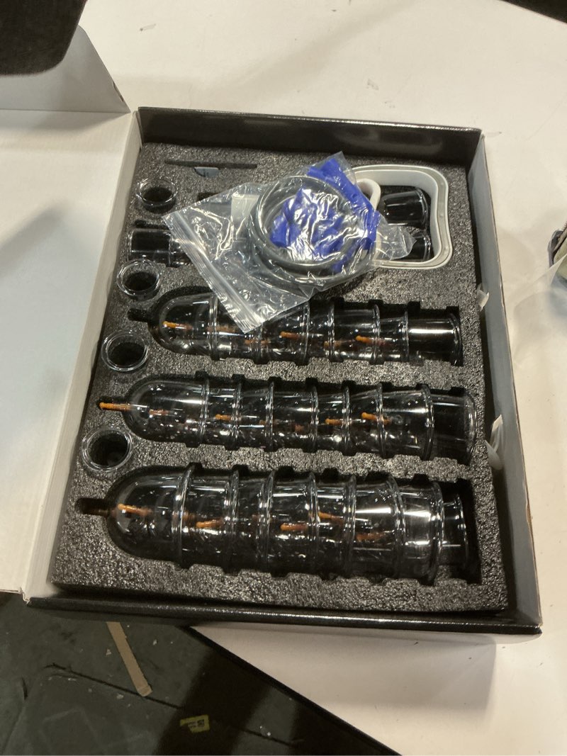 Condition photo showing Good Condition for Cupping Kit for Massage Therapy - 32 Cups Professional Chinese Cupping Set with Magnetics, Vacuum Cupping Therapy Set for Cellulite Reduction Muscle Pain Relief with Manual Pump
