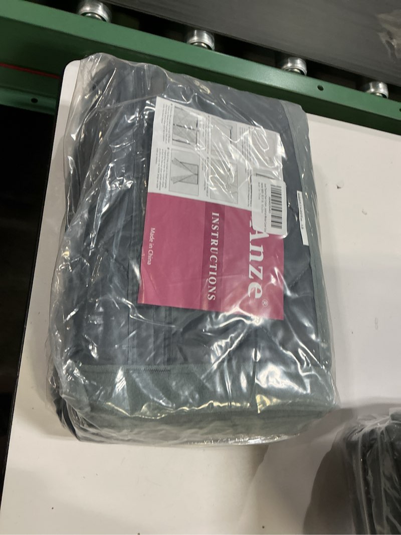 Condition photo showing New/Like New for Magnetic Thermal Insulated Door Curtain, 34 x 80 Inch Winter Door Cover Curtain Size 38 x 82 Waterproof Thick Insulation Blanket, Side Opening, Gray Gray Fit Door Size 34x80