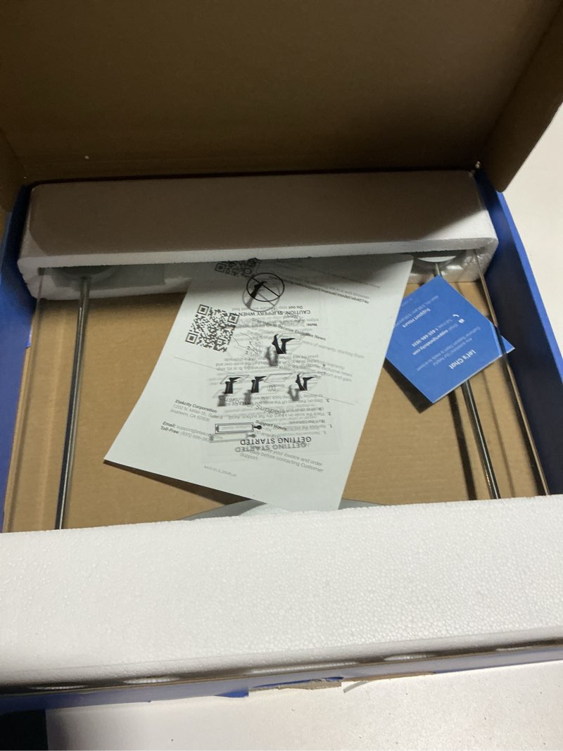 Condition photo showing Good Condition for etekcity digital body weight bathroom scale, large blue lcd backlight display, high precision measurements,6mm tempered glass, 400 pounds blinding silver 11.9 x 11.9 x 0.95 inches