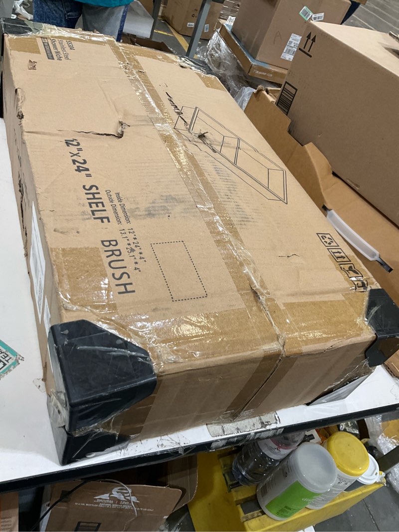 Condition photo showing Good Condition for Hasipu 2 Tier Design Matte Black 12 * 24 Shower Niche, Bathroom Niche for Shower Wall with RGB LED L