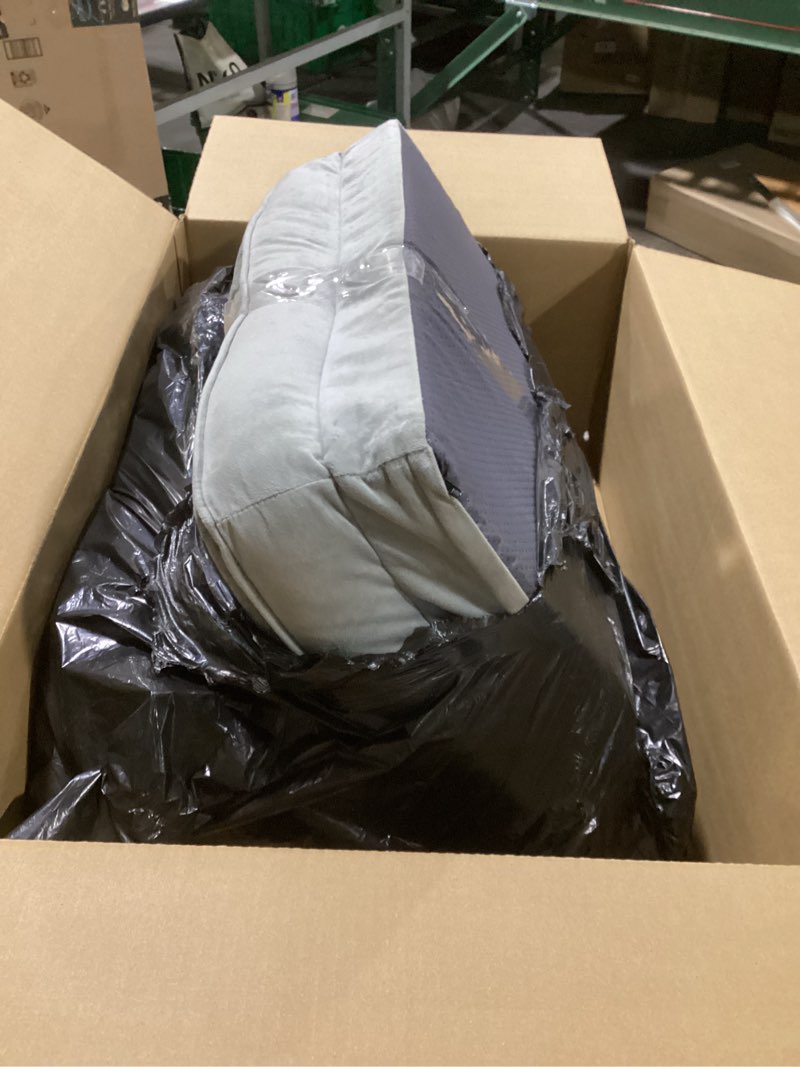 Condition photo showing Good Condition for Bedsure Orthopedic Dog Beds Large Sized Dog - Washable Large Dog Cat Bed Waterproof, Comfort Dogs Couch Sofa with Washable Removable Cover, Pet Bed with Nonskid Bottom, Grey, 35" 35"L x 25"W x 6.5"Th Grey