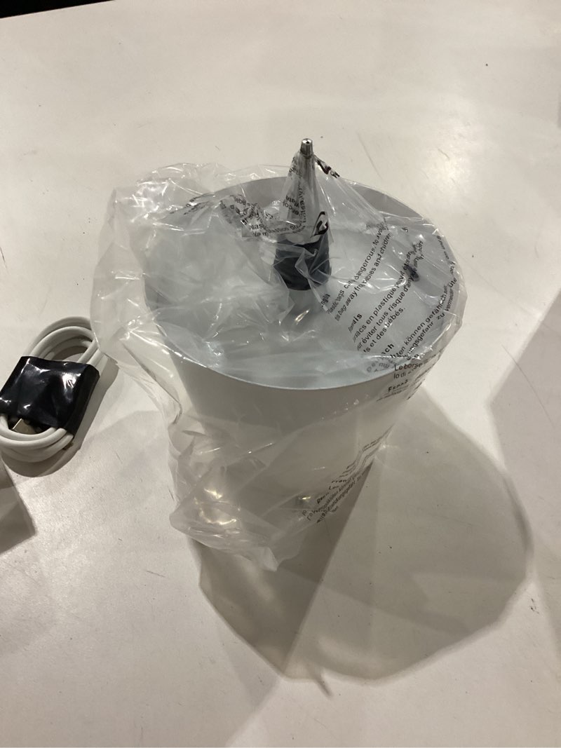 Condition photo showing New/Like New for Wine Bottle Lamp,LED Cordless Bottles Table Lamp Rechargeable via USB-C for Liquor Bottles,3 Color Dimmable Touch Small Bedside Decorative Lamp for Home Decor,Living Room&Bar,Restaurant, White 