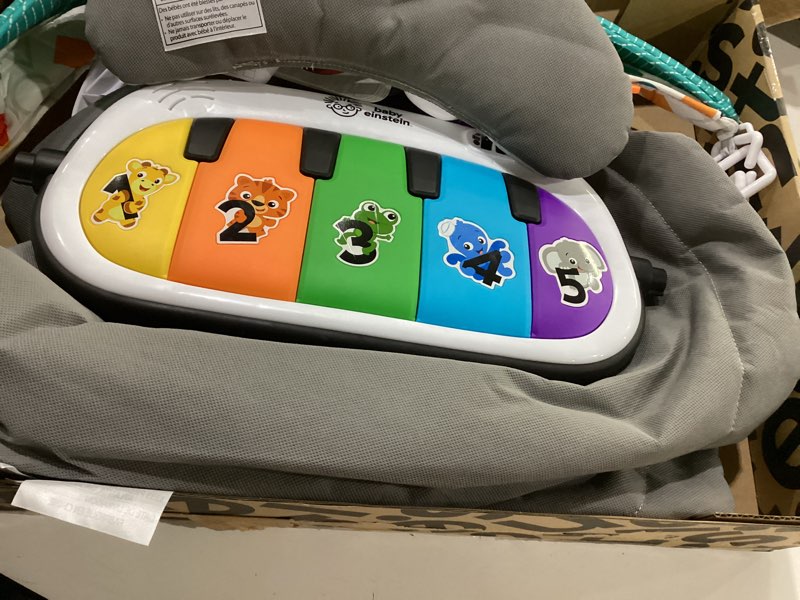Condition photo showing Good Condition for baby einstein 4-in-1 kickin' tunes music and language play gym and piano tummy time activity mat kickin tunes 4-in-1 mat