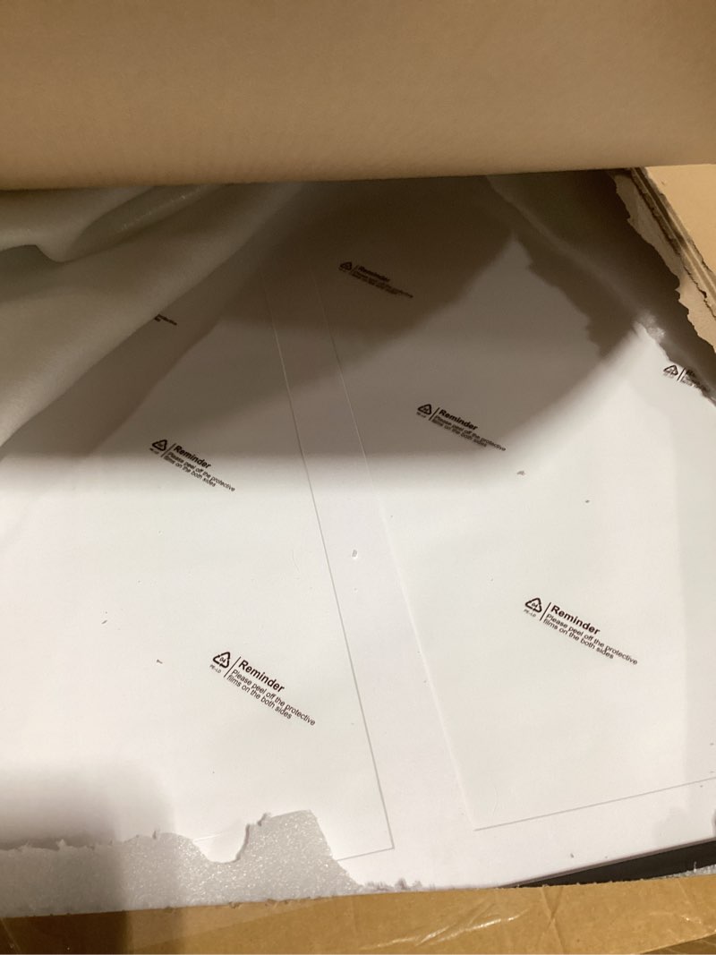 Condition photo showing New/Like New for 11x22 Frame for Two Newspapers Double Newspaper Frame Black Double Photo Mat UV Resistant Picture Mat with Hanging Hardware for Newspaper Display Wall Art Decor(White)