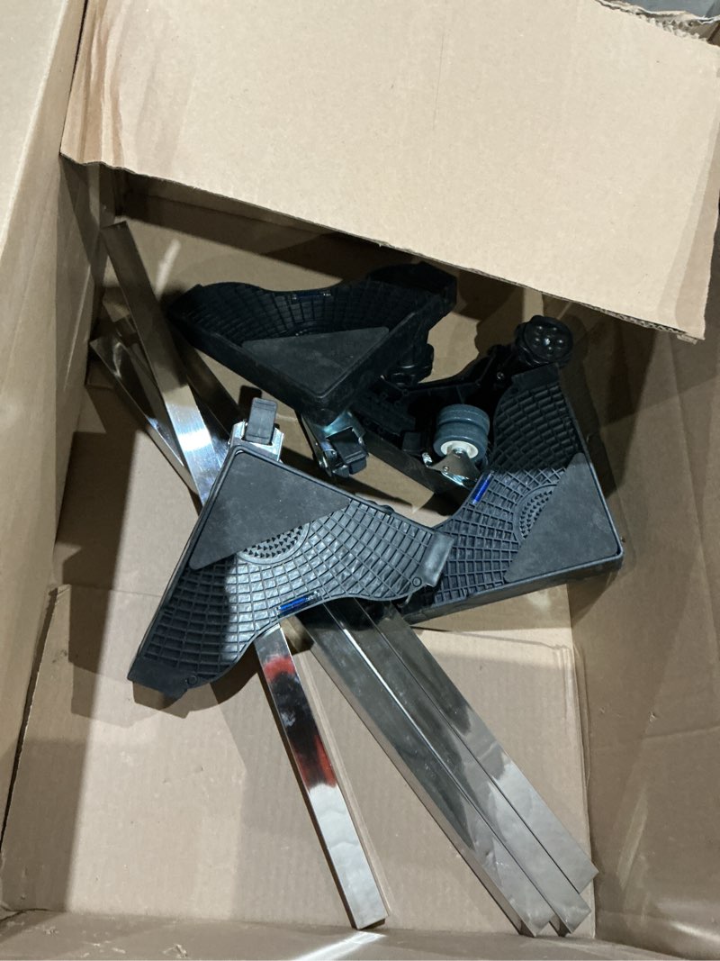 Condition photo showing As Is for vevor mini fridge stand, 27.5" to 35.4" universal mobile base with 4 strong feet, 4 locking swivel wheels, adjustable furniture mover mobile base for washing machine, refrigerator, washer and dryer 27-35inch