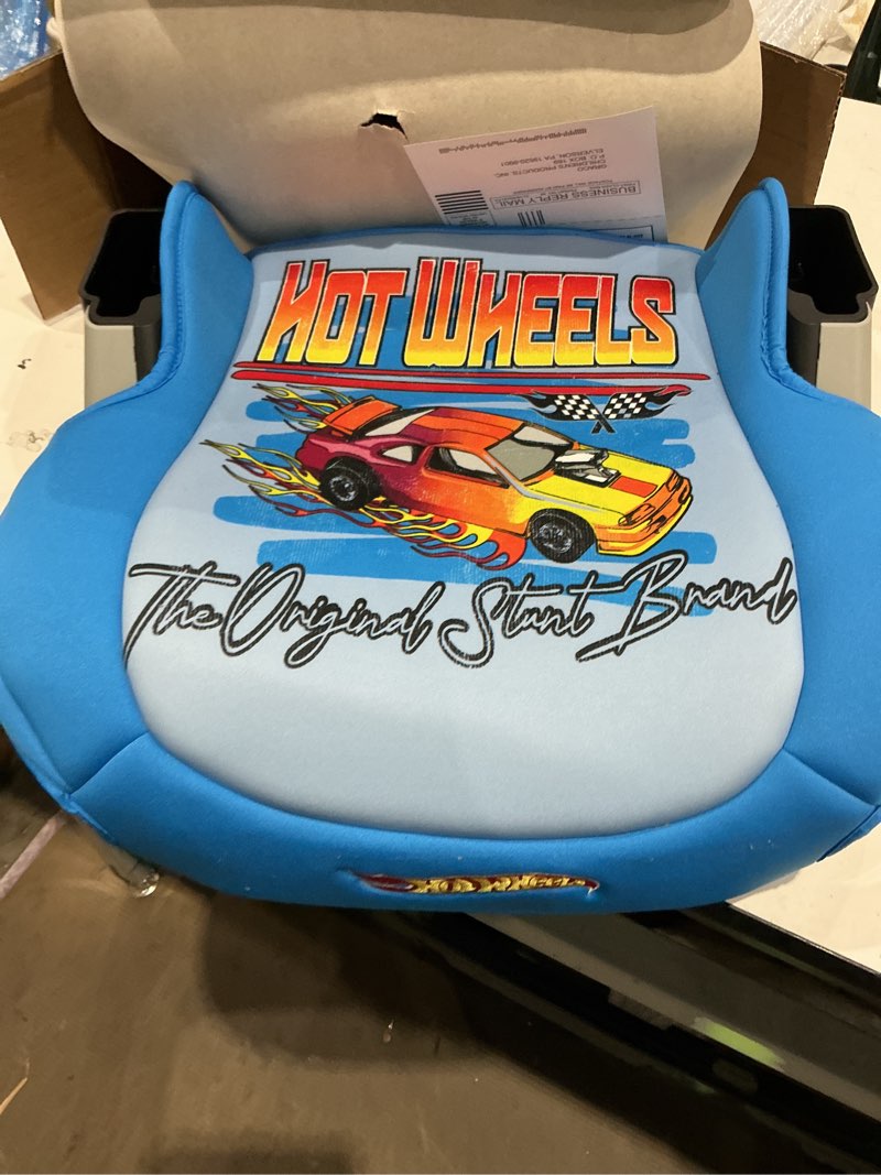 Condition photo showing Good Condition for graco turbobooster 2.0 backless booster car seat, hot wheels, travel booster seat for children ages 4-10, weight 40-100 pounds and height up to 57 inches hot wheels gamer