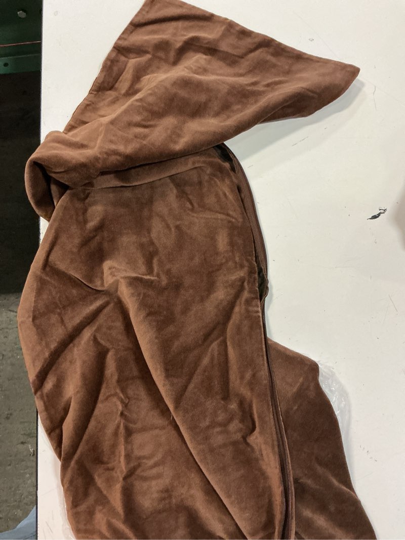 Condition photo showing New/Like New for quince cotton velvet lumbar pillowcover chocolate 12x48
