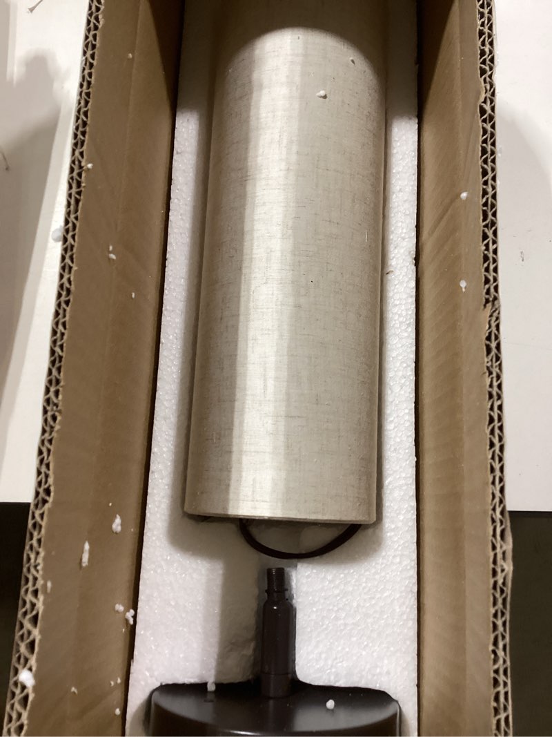 Condition photo showing Good Condition for Livex 52130-92 Contemporary Modern One Light Mini Pendant from Meridian Collection Dark Finish, English Bronze