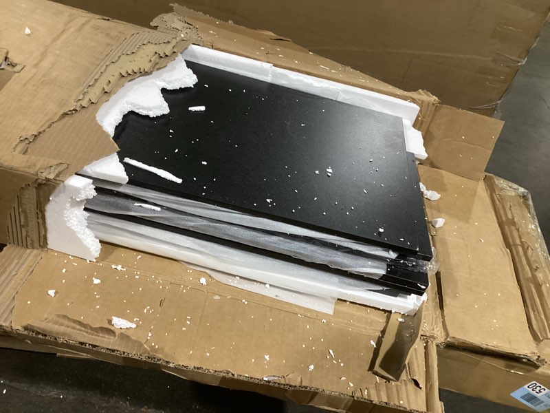 Condition photo showing As Is for file cabinets with retractable doors, unknown size brand only box 1 of 2 incomplete hardware.. 