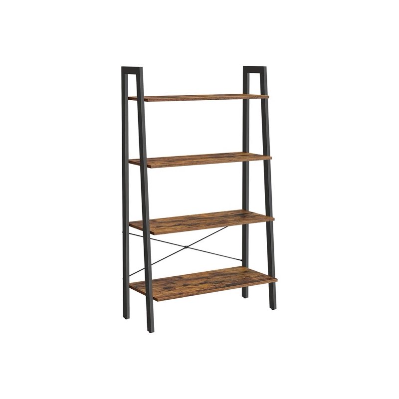 VASAGLE 4-Tier Ladder Shelf Steel Frame
