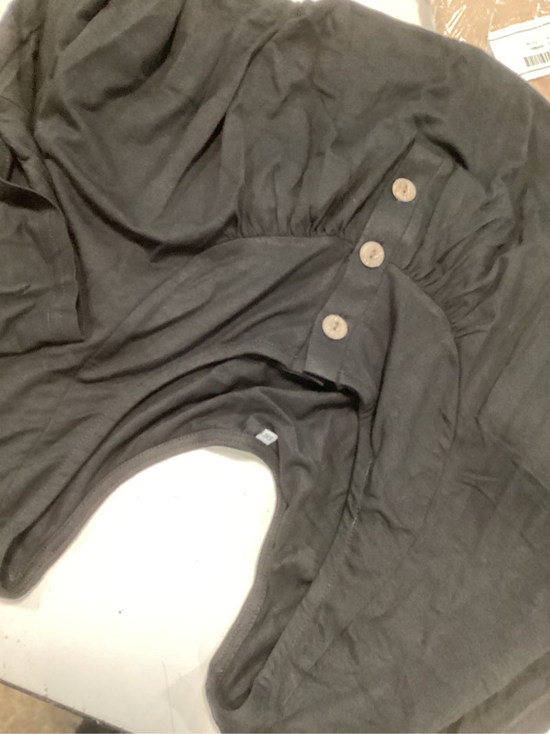 Condition photo showing Good Condition for fancyglim women tunic top summer short sleeve casual henley shirt black 5xl