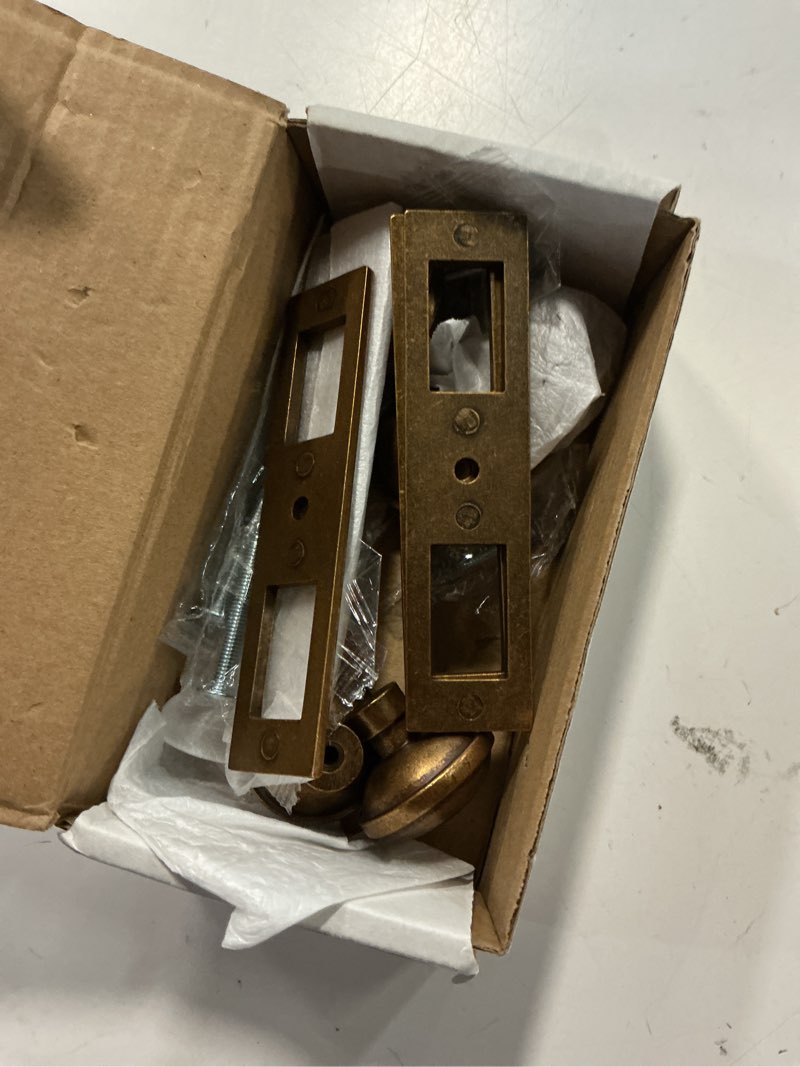 Condition photo showing Good Condition for khtumeware 5 pack 1-1/4 inch antique brass cabinet knobs backplate with base plate zinc solid vintage kitchen cabinet handles drawer pulls cabinet hardware knobs antique brass 5