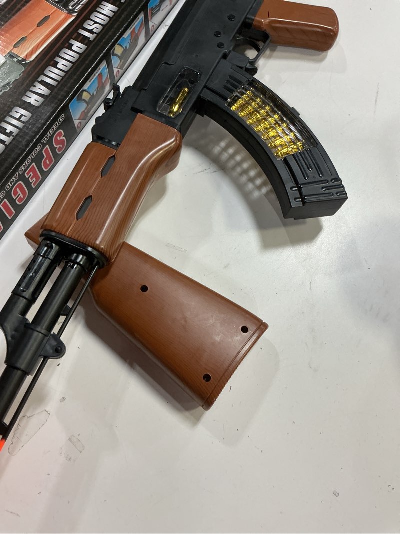 Condition photo showing As Is for Special Forces AK-47 Electric Gun Toy P Most Popular Gifts for Children Children Special Toy Gun with Dazzling Light, Amazing Sound & Unique Action