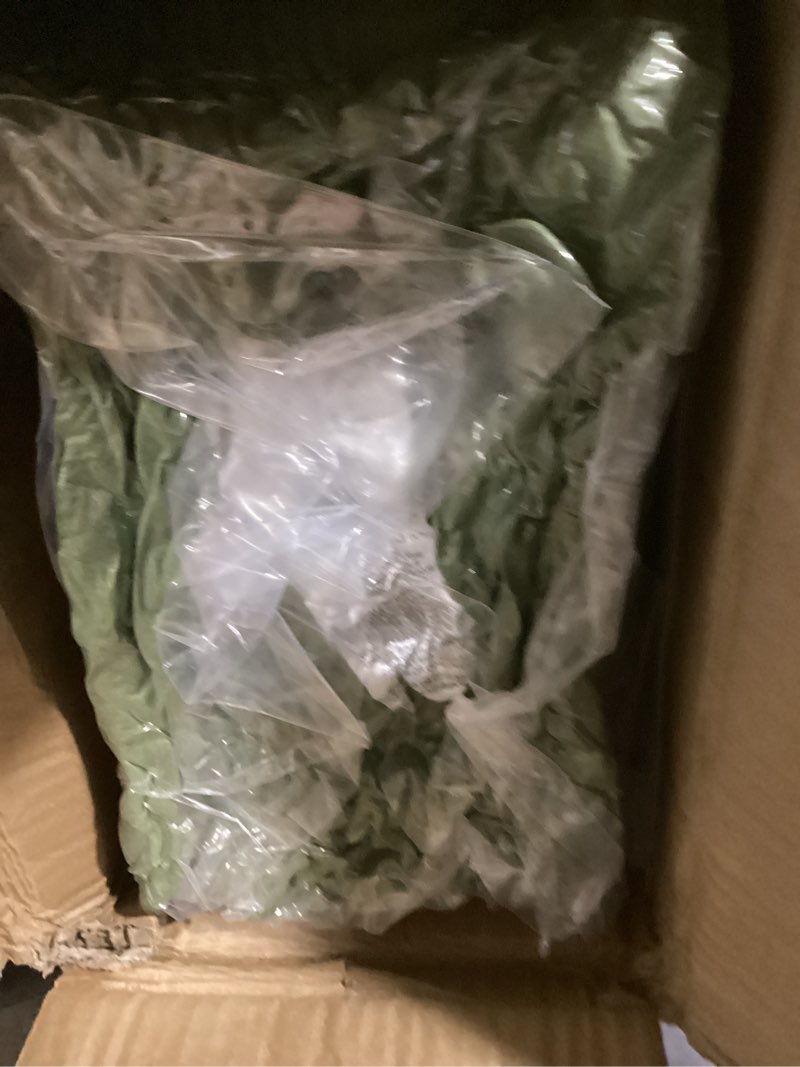 Condition photo showing New/Like New for Japanese Floor Mattress, Futon Mattress with Portable Storage Bag and Washable Cover, Roll Up Thick Tatami Mat Suitable for Camping, Guest Room, Green, Queen Queen (80"L x 60"W) Green ( 4"th + Dust Cover ?