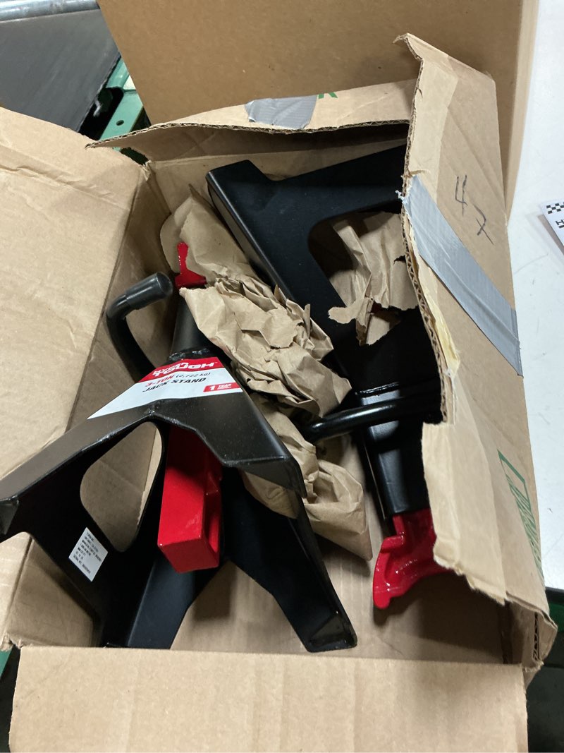 Condition photo showing Good Condition for 2 pack) hyper tough 2-ton jack stand