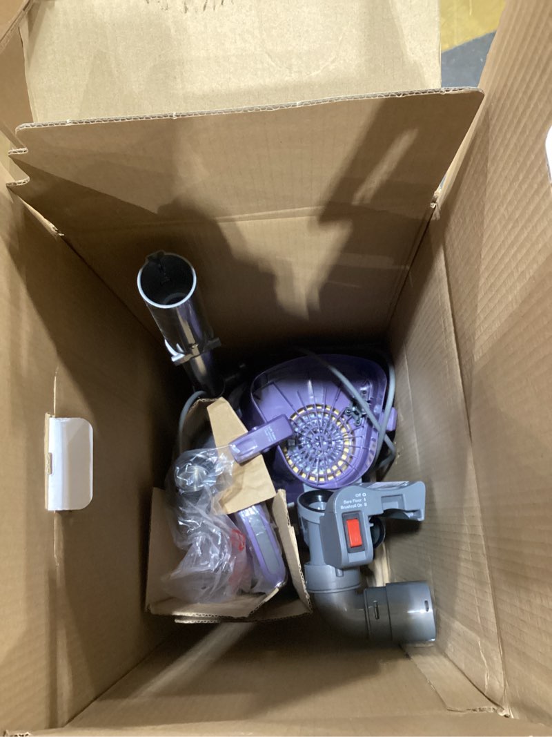 Condition photo showing As Is for Shark NV352 Navigator Lift Away Upright Vacuum, Hepa Filter, Anti-Allergen Technology, Swivel Steering, Ideal for Carpet, Stairs, & Bare Floors, with Wide Upholstery & Crevice Tools, Lavender Navigator (Lavender)