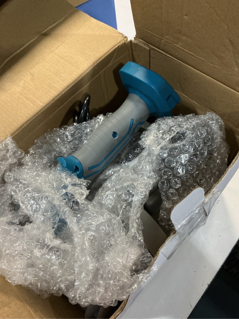 Condition photo showing Good Condition for tilswall paint sprayer, ultra lightweight spray paint gun with 4 nozzles & 3 patterns, easy to clean, for furniture, cabinets, fence, walls, door, garden chairs 1000 ml blue