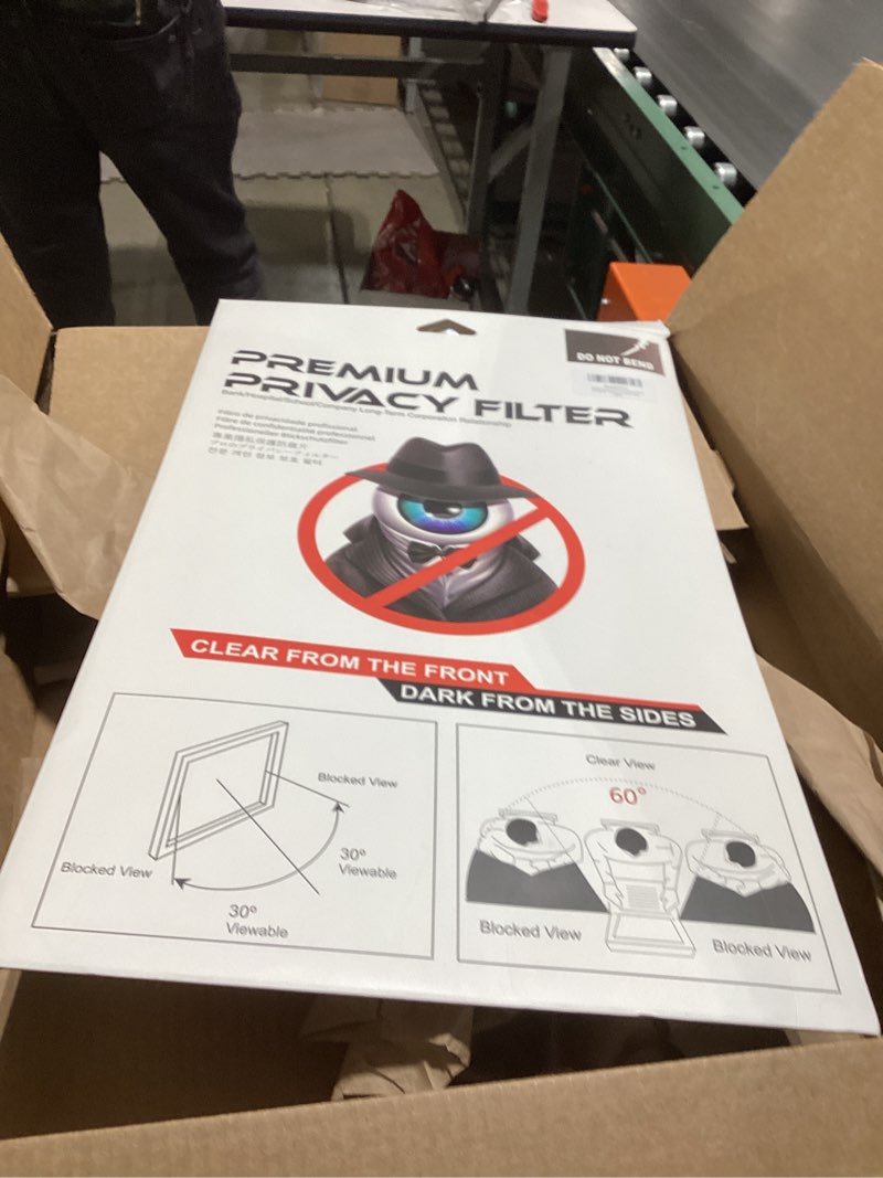 Condition photo showing Good Condition for Magicmoon 2-Pack 24 Inch Computer Privacy Screen Filter, Anti-Spy/Glare Protector Film for Widescreen Monitor with 16:9 Aspect Ratio (Width x Height: 531mm x 298mm) [2 Pack] 24 Inch 16:9 Aspect Ratio