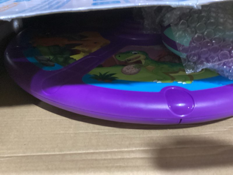 Condition photo showing As Is for RetroAudio Dinosaur Sit and Spin Toy for Toddlers 1-3 3-5 360°Spinning Toys Birthday Gift for Girls Boys, Sit n Spin Toys for Toddlers 2-4 with LED & Music Active Play Early Development Toy