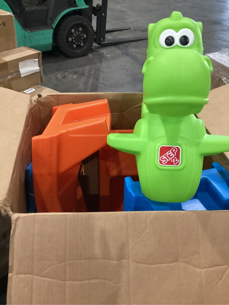 Condition photo showing Good Condition for similarly )))))))step2 dino dash kids push car, foot powered ride on toy, practice balance with 4 wheels, track not included, made of durable plastic, max