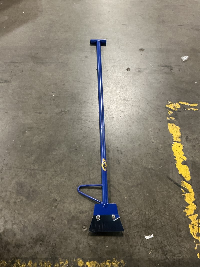 Condition photo showing New/Like New for 7 in. wide floor scraper and stripper with 48 in. handle and foot peg