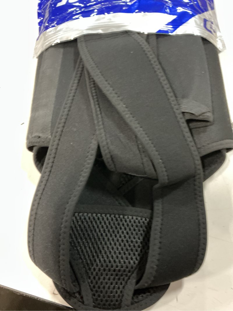 Condition photo showing Good Condition for back brace posture corrector for men & women, upgraded full back support with adjustable shoulder straightener and waist support straps, breathable back brace for office work, long sitting & daily wear, comfortable posture support for upper & lower back large black large (waist 41"-49")
