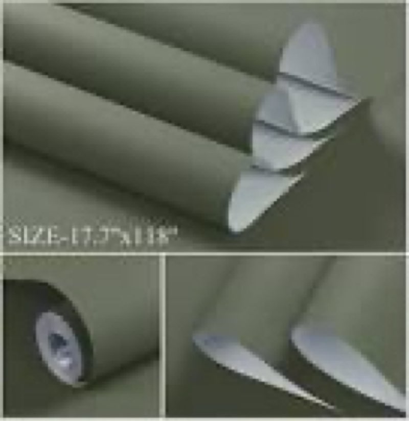 dimoon 110''x17.7'' green peel and stick wallpaper contact paper modern self adhesive wall paper rem
