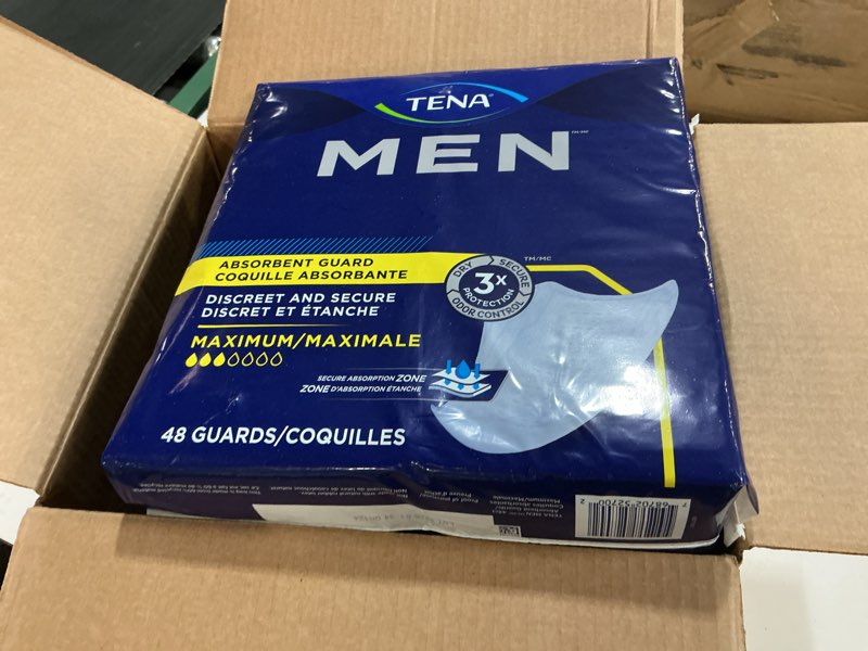 Condition photo showing New/Like New for TENA Men Protective Incontinence Guards for Men, Maximum Absorbency, 144 Count