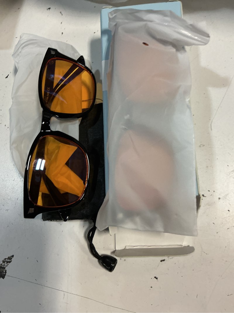 Condition photo showing Good Condition for livho high tech blue light glasses - advanced blue light blocking computer glasses - screen fatigue & uv protection *b11 light black x 2 gaming