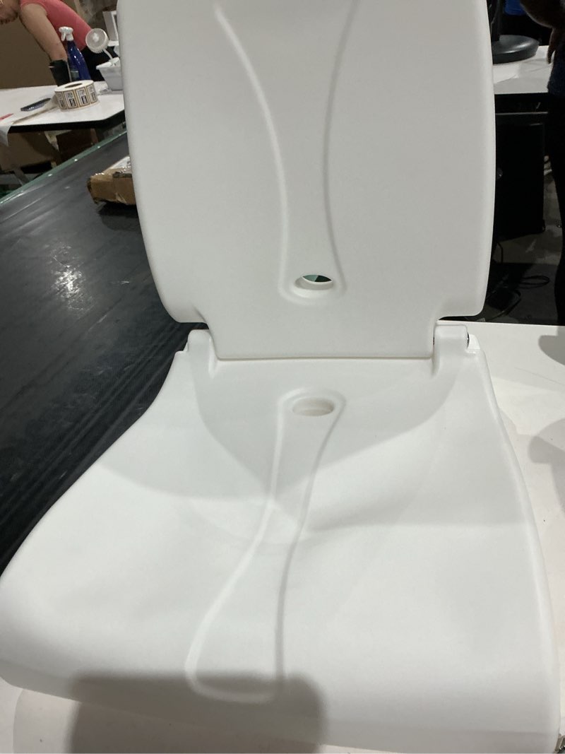 Condition photo showing Good Condition for seat plastic portable beach chair with handle, foldable seat for poolside, sand, camping and travel, white