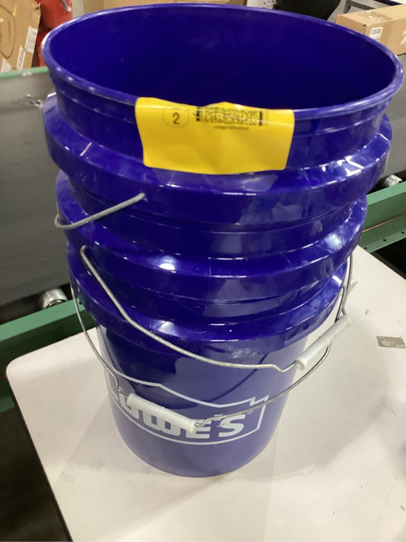 Condition photo showing As Is for United Solutions 5-Gallon Residential Bucket Of 3 pieces