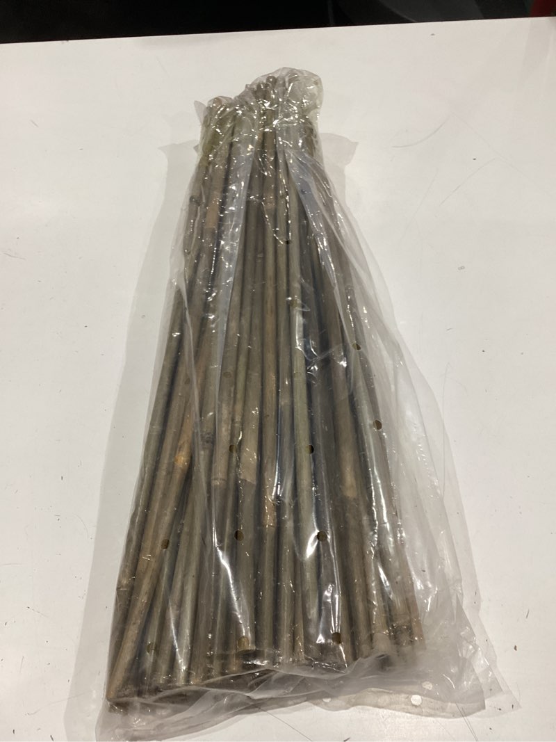 Condition photo showing Good Condition for 18in natural bamboo plant stakes 50pcs for tomatoes, beans, flowers, potted, climbing plants 18in-50pcs