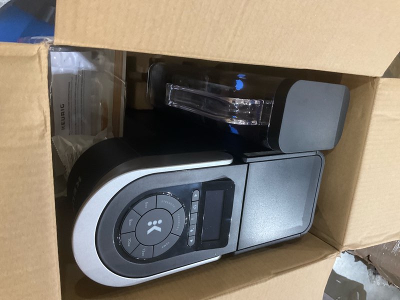 Condition photo showing As Is for keurig k-supreme smart brewer programmable single-serve coffee maker with 8-cup water reservoir
