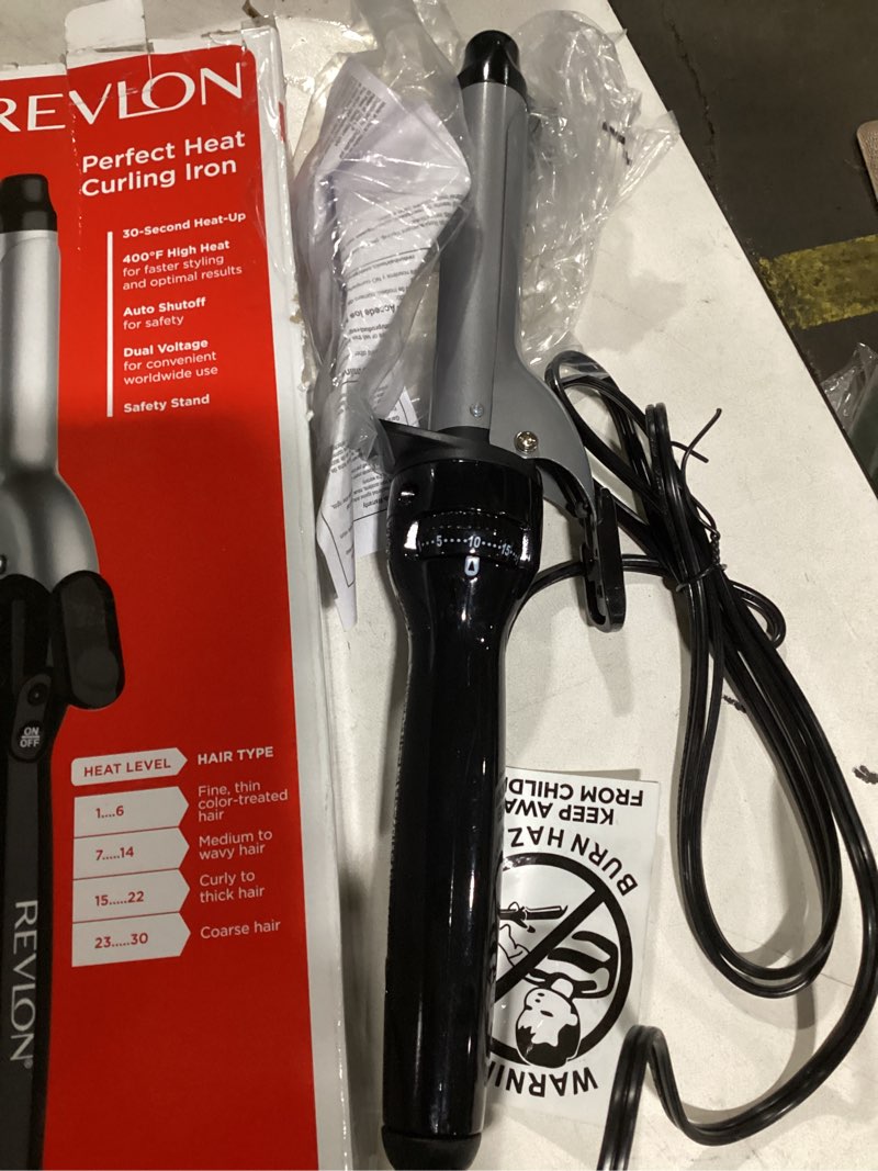 Condition photo showing Good Condition for revlon curling iron