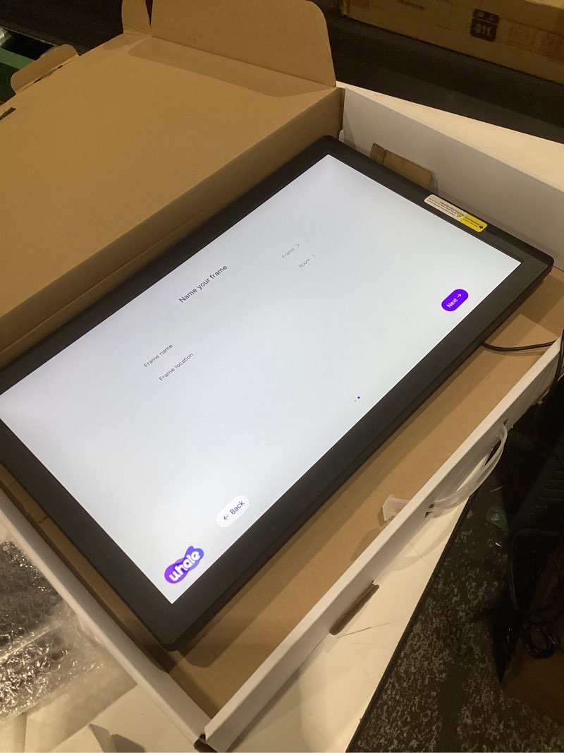Condition photo showing Good Condition for uhale 21.5 inch large digital picture frame wifi with remote control, 1920 x 1080 fhd ips no touch screen electronic photo frames with 64gb, support sd usb, share photos videos instantly 1 pack - 21.5 inch