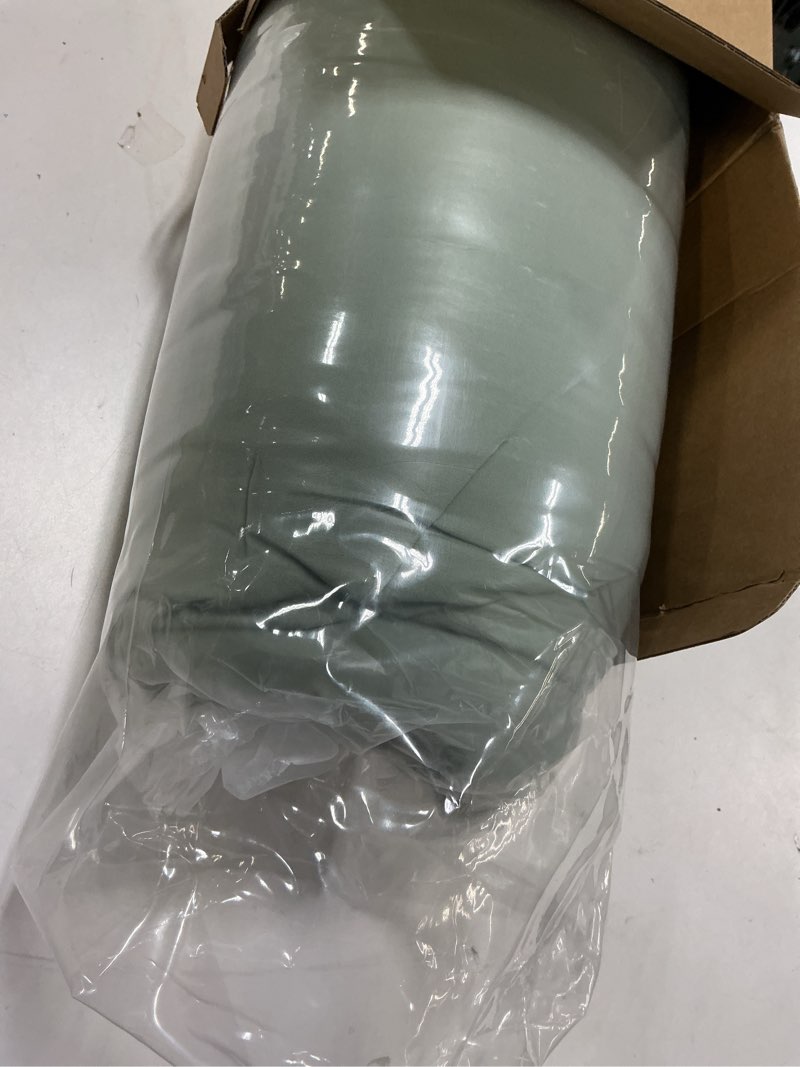 Condition photo showing New/Like New for Swift Home Full/Queen Sage 3-Piece Down Alternative Comforter Set Bedding Pom Pom All-Season, Machine Washable