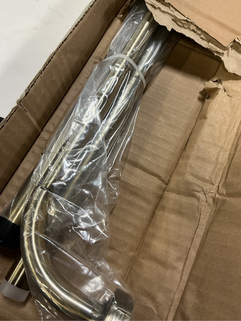 Condition photo showing Good Condition for Antique Bronze Disc Curtain Rods, 84-144 Inches Window Curtain Rod,Adjustable Room Darkening Drapery Rod with Aluminum Finials and Brackets,Wrap Around Design 84-144" Antique Bronze