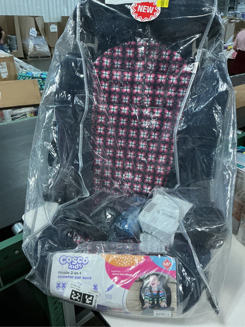 Condition photo showing As Is for finale 2-in-1 booster car seat