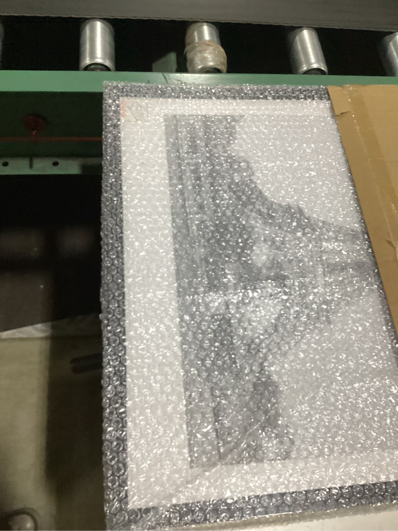 Condition photo showing Good Condition for upsimples 18x24 picture frame, display pictures 16x20 with mat or 18 x 24 without, wall hanging poster frames, black, 1 pack black 18x24