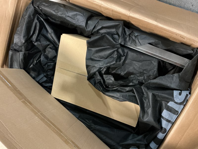 Condition photo showing As Is for kraus kore workstation 30-inch undermount 16 gauge stainless steel kitchen sink, single bowl kitchen sink with accessories, kwu110-30 stainless steel 30 inch sink