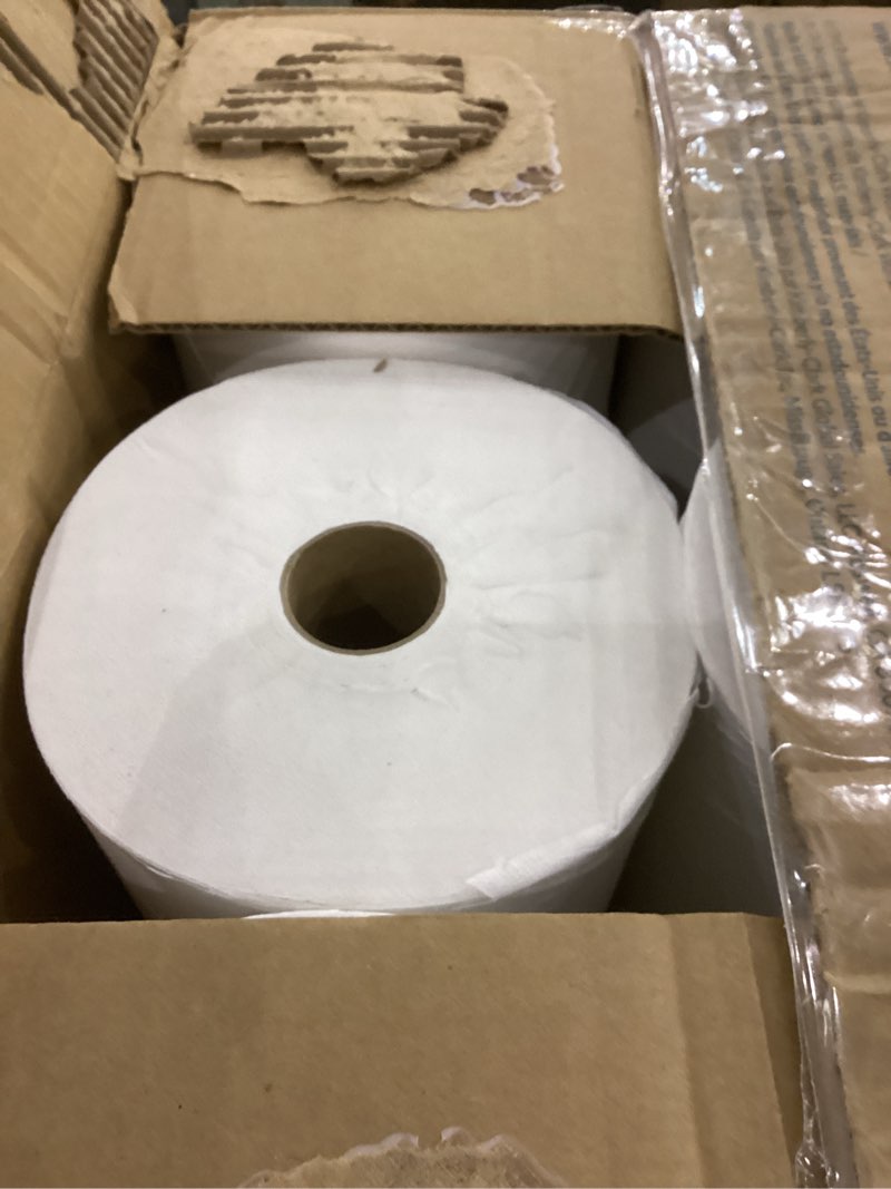 Condition photo showing Good Condition for Scott Professional Universal 100% Recycled Fiber Hard Roll Paper Towels, Bulk (56158), Hardwound 1.5' Core, Absorbency Pockets, Compressed, White (6 Rolls at 800' Each, 4,800'/Case) 800 Feet per Roll (6 Rolls) White
